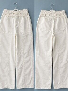 Gap Kids White Easy Wide Leg Pull On Jeans Girls XXL
